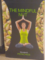 pistachios ad saying the mindful nut