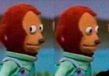 Side-eye puppet meme