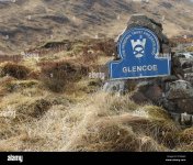 the-national-trust-for-scotland-glencoe-sign-scotland-april-2013-D7M6AX.jpg