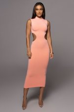 Peach Til Sunrise Midi Dress Pink.jpg