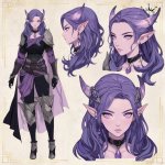 Custom DnD Character Purple hair fantasy clothing.jpg